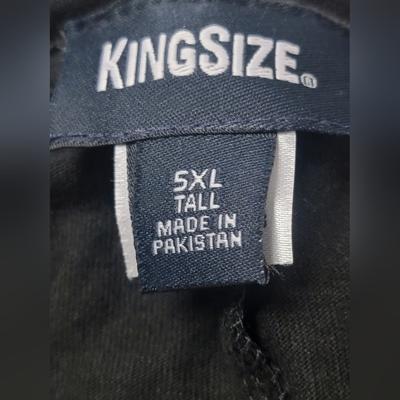 King Size Men's Knit Black Cargo Shorts Size 5XLT - Picture 12 of 12